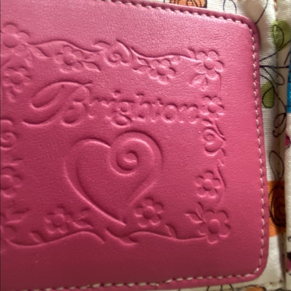 Brighton Carmella Pink Straw Handbag EUC - Picture 5 of 5